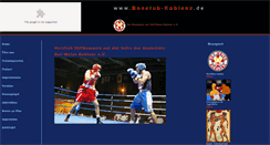 Desktop Screenshot of boxclub-koblenz.de